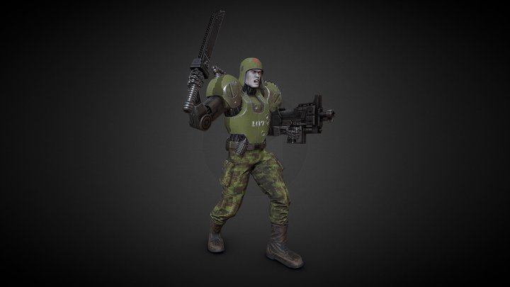 Cyborg2 3D Model