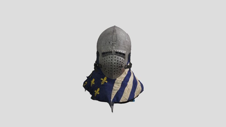Klapvisor Helmet 3D Model