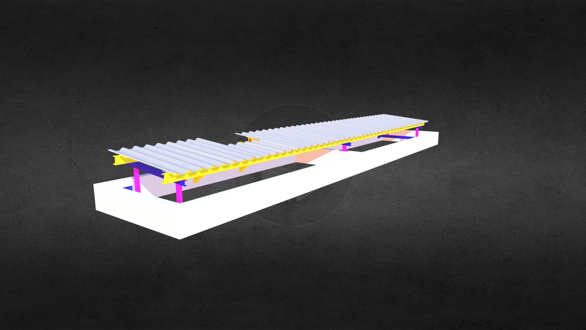 MODELO 3D - COBERTURA C