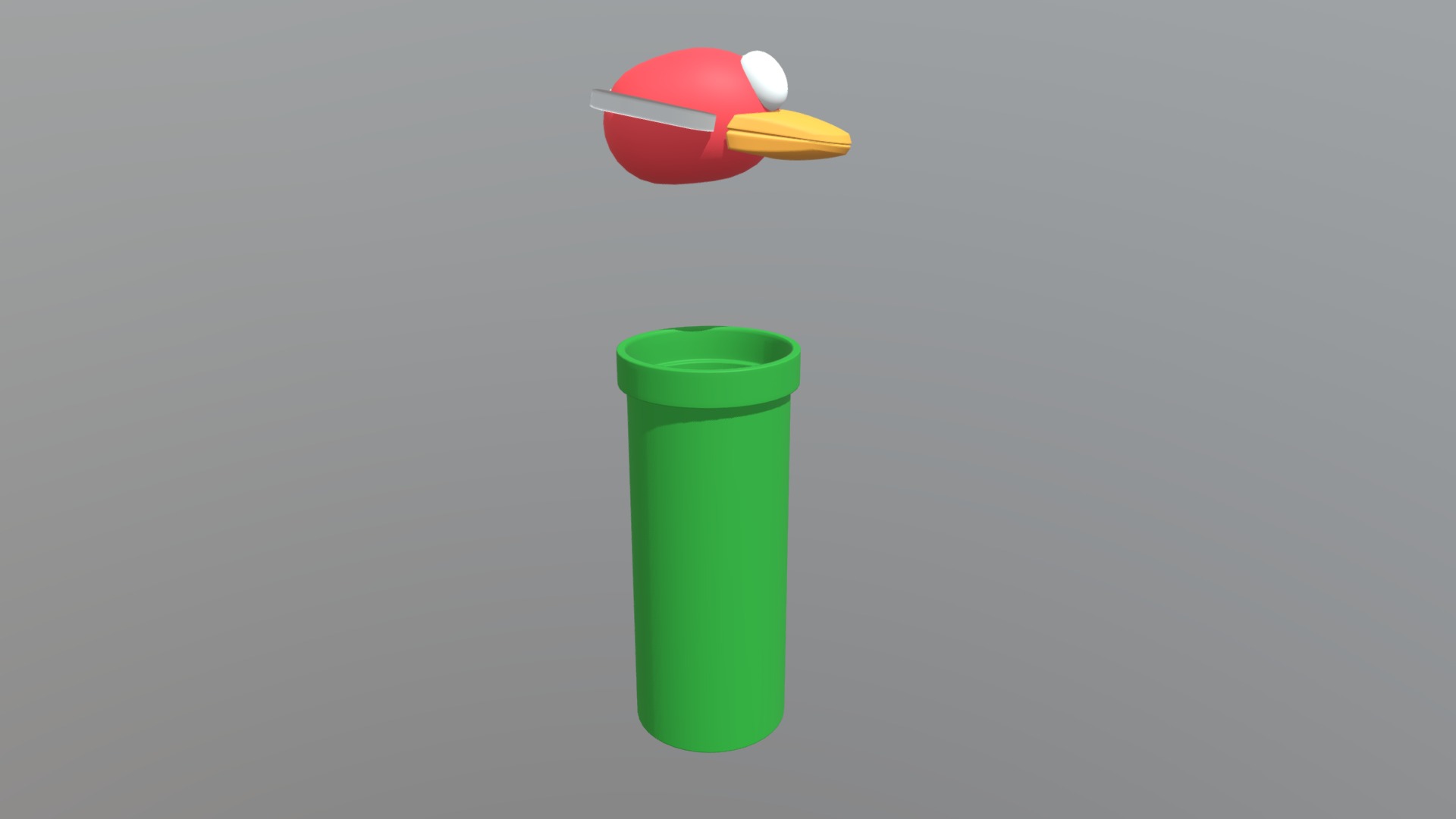 Flappy Bird And Pipe - 3D model by darthur2 [bf34087] - Sketchfab