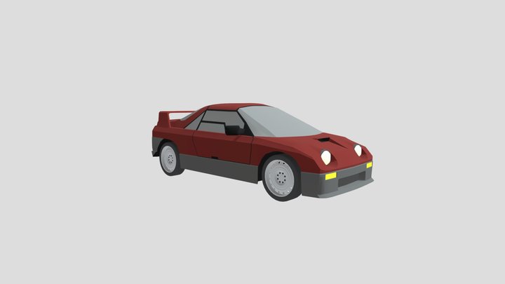 Low Poly Autozam AZ-1