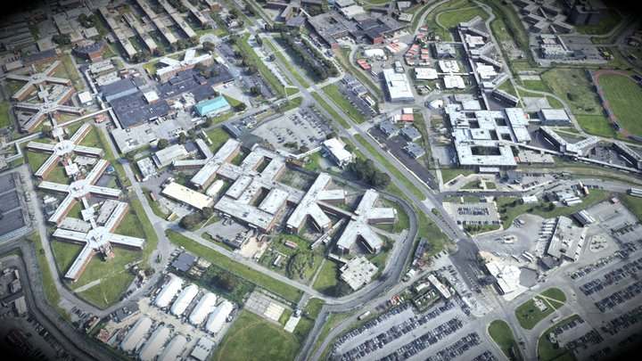 Rikers Island Prison, New York, NY, USA – Modello 3D gratuito STL