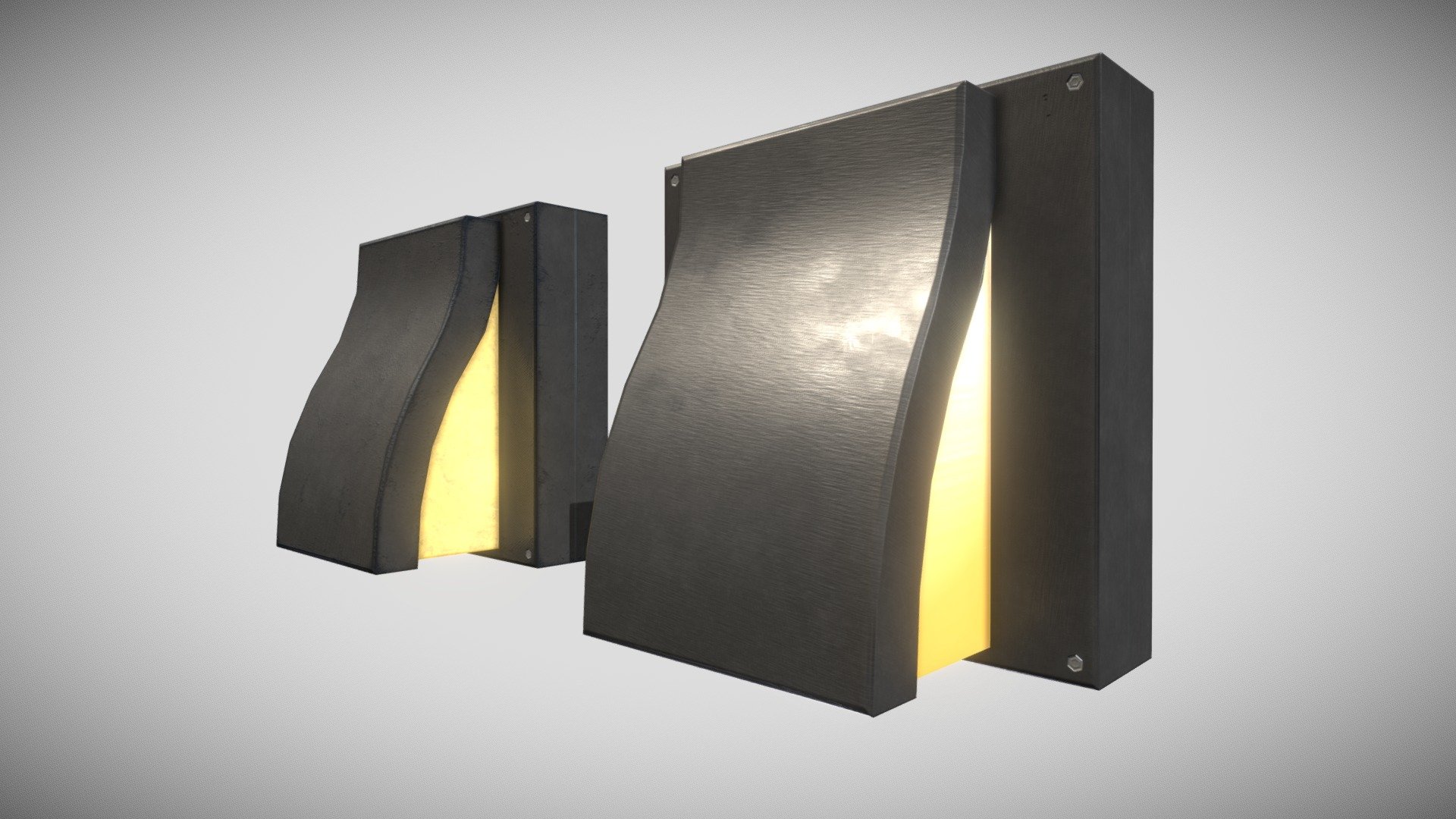 Outdoor Wall Light - Boston (Low Poly)