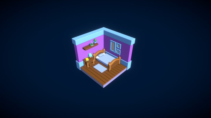 Little bedroom 3D Model