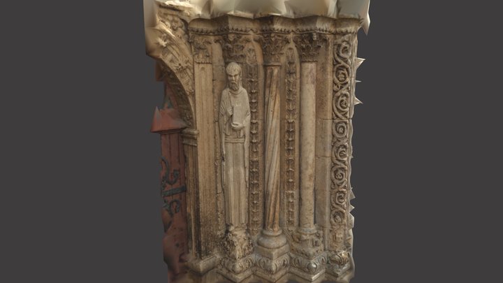 Saint-Lazare Collegiate Church of Avallon 3D Model