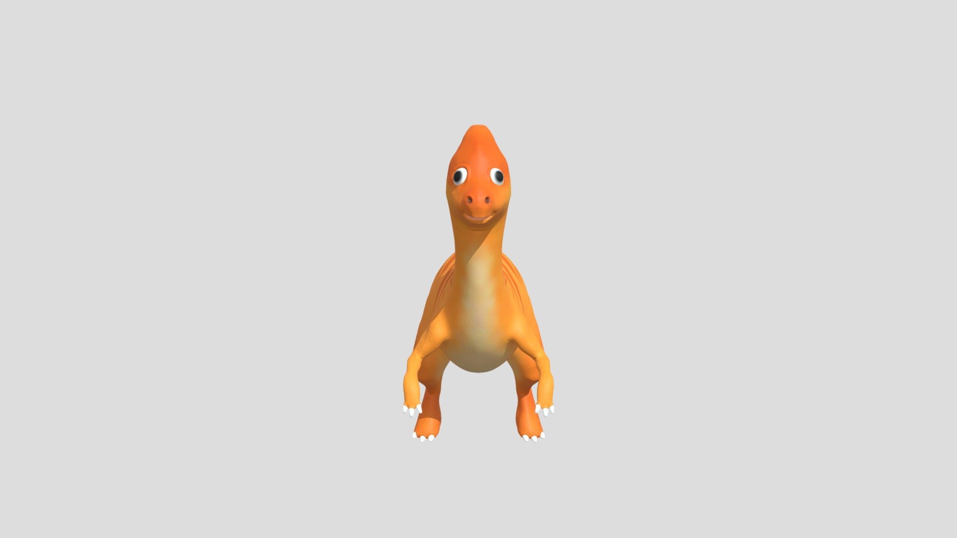 OrangeDINO - 3D model by Georgeee (@joudzeed456) [bf374d6] - Sketchfab