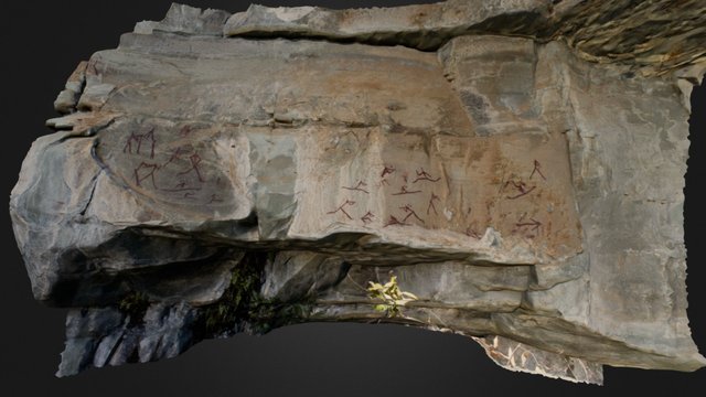 Rock art in South Africa 3D Model