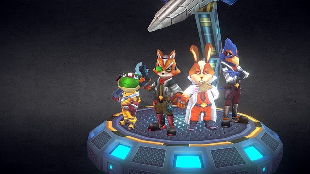 Star Fox 3D Model