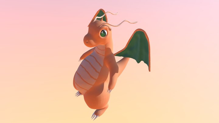 dragonite 3D Model