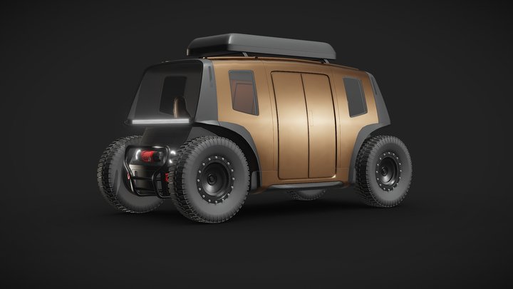 Robocar 4WD EXTREME 3D Model