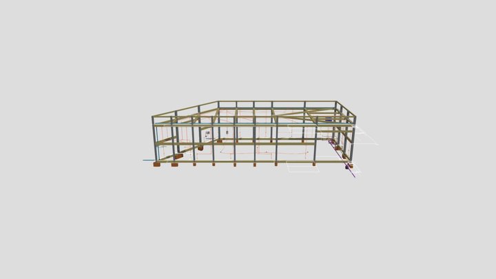 BARRACÃO COMERCIAL 3D Model