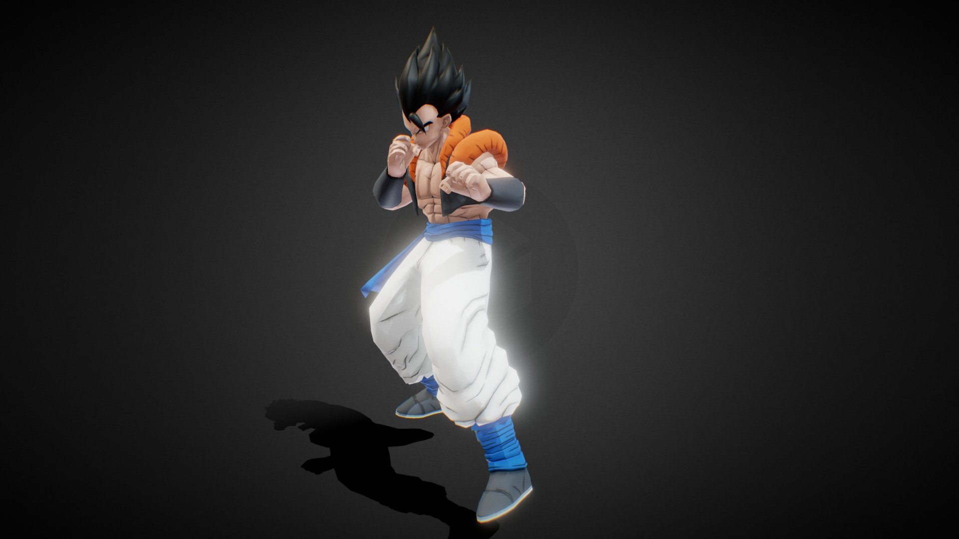 Dragon Ball Gogeta [ Version 1] - 3D model by DragonBallSketchfab  (@DragonBallSketchfab) [bf38128]