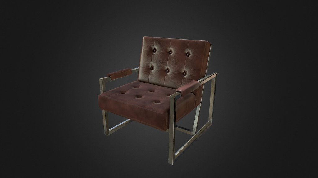 Leather Chair Chik — Sketchfab embed 3D viewer