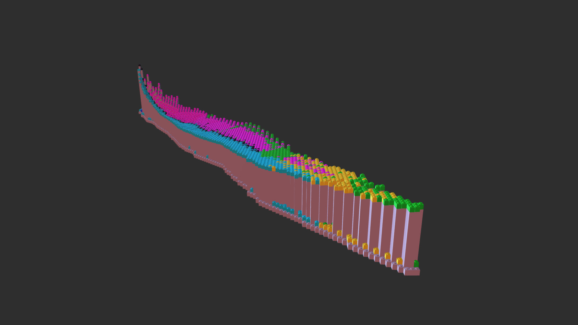 3d Chart Of Nuclei In Lego - 3d Model By Lpc.caen.ensicaen.ucbn 