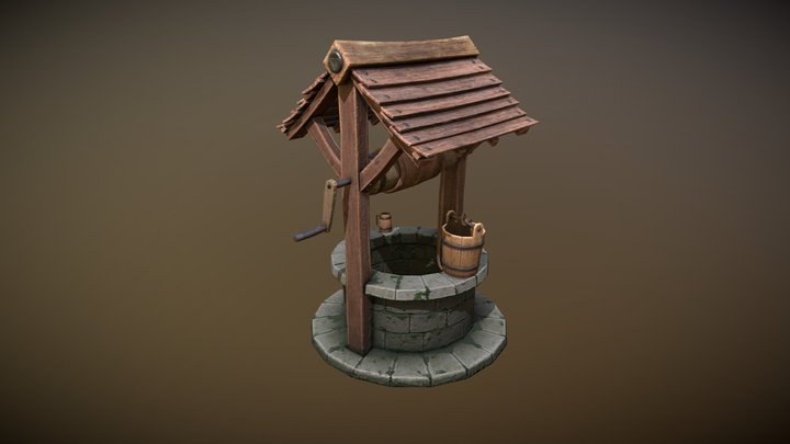 Old Water Well 3D Model
