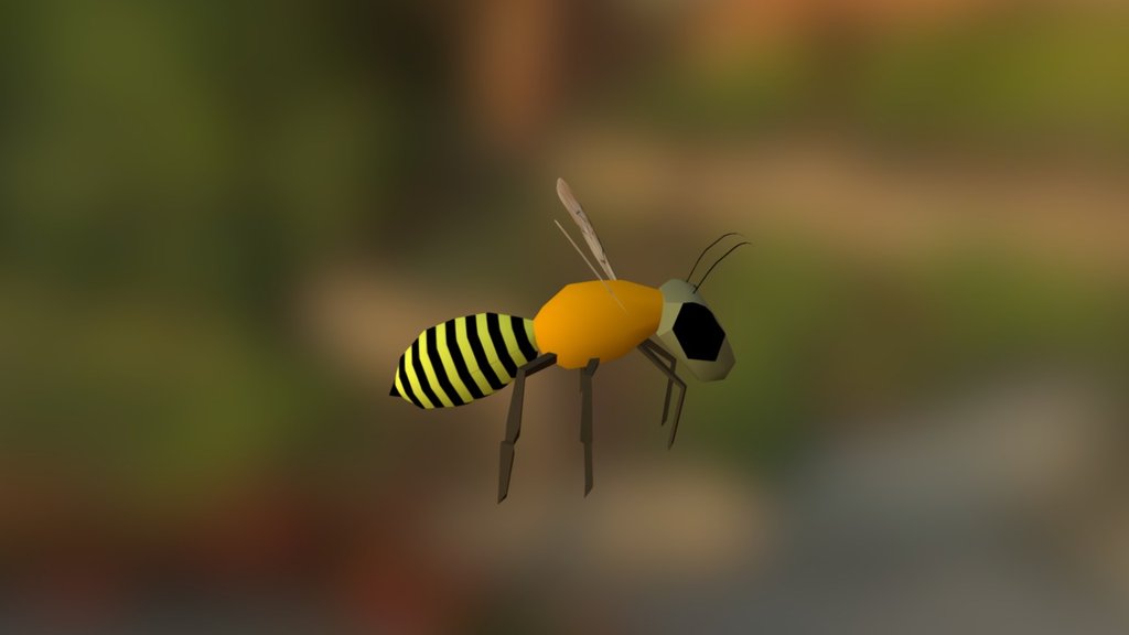 Bee - Download Free 3D model by Eragorn (@eragornpl) [bf3a5eb] - Sketchfab