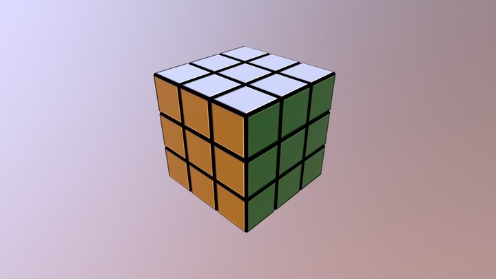 Rubik's Cube 3D Model