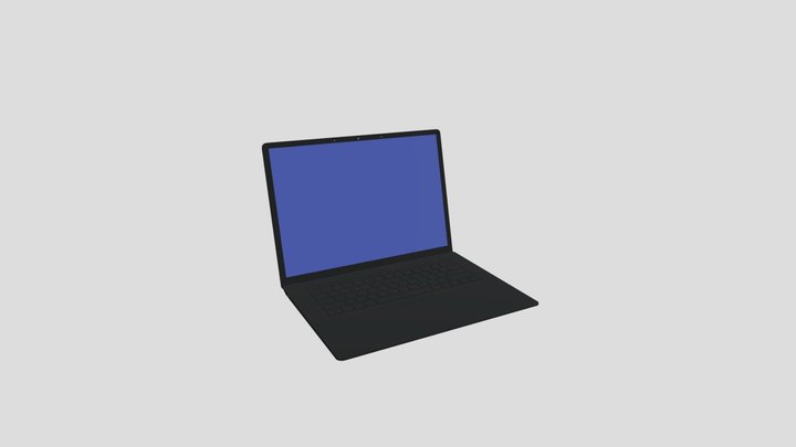 3D Laptop 3D Model