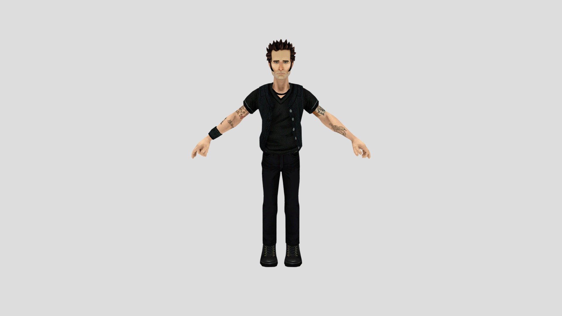 Mike Dirnt 21st Century Breakdown - Download Free 3D model by