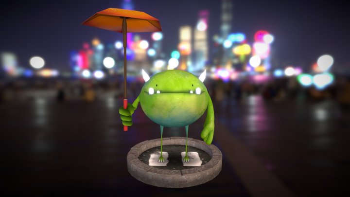 à la manière de Goro Fujita / Clémence Béloud 3D Model
