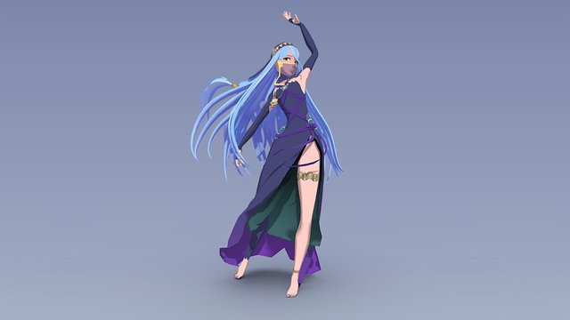 Dancing Girl from Fire Emblem If 3D Model