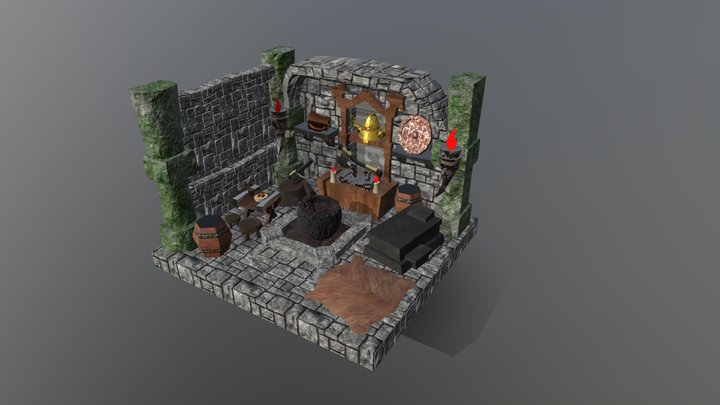 Viking Room (Texture Practice) 3D Model