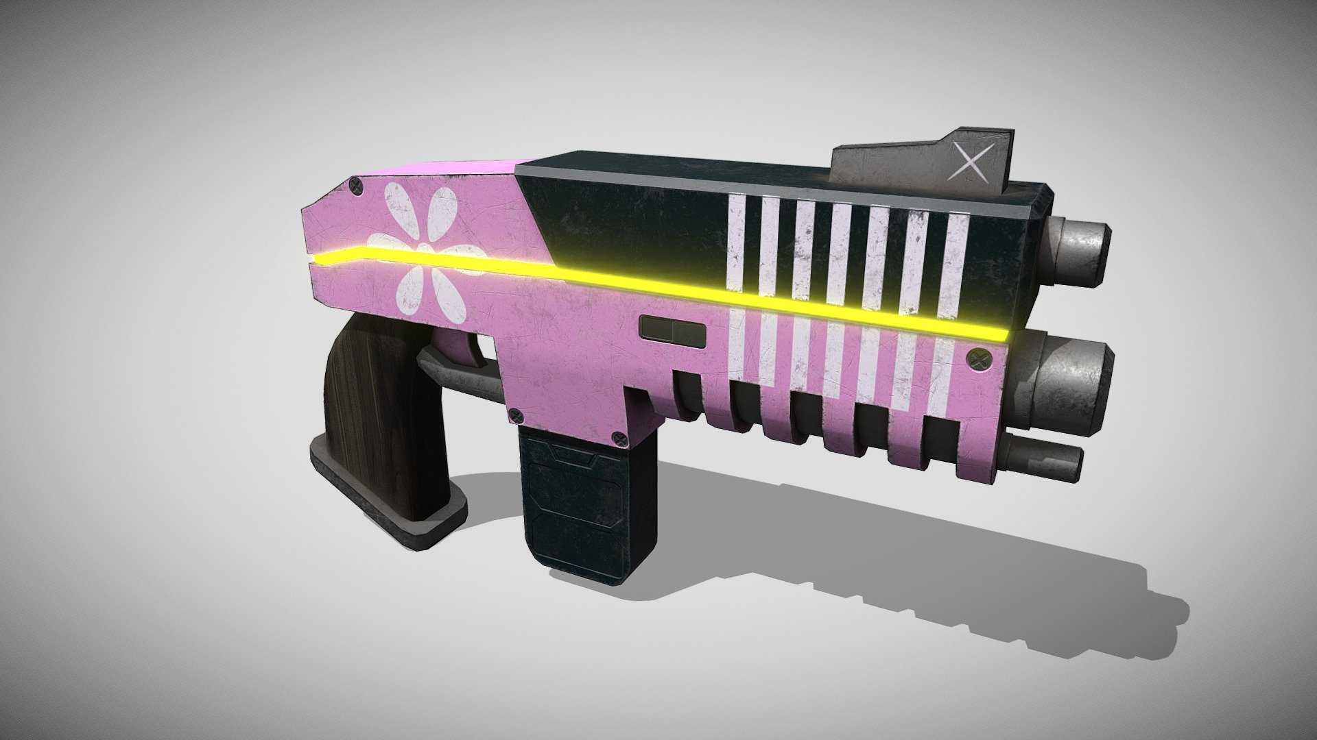 GUN - 3D model by telepathef [bf3c68e] - Sketchfab