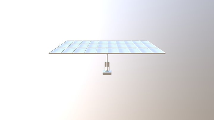 Seguidor Solar A 3D Model
