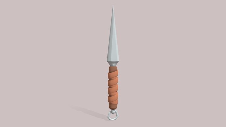 Kunai (low-poly) 3D Model