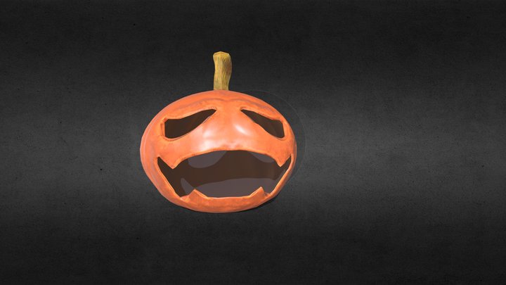Pumpkin Low 3D Model