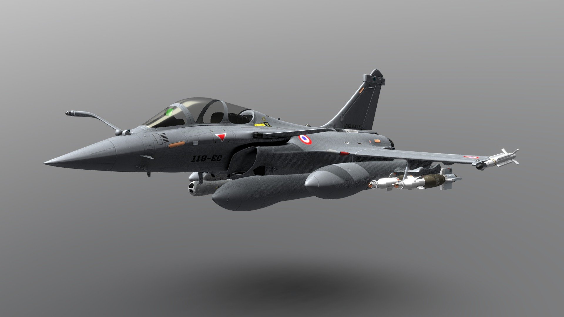 RAFALE Buy Royalty Free 3D model by cuic21 (cuic21