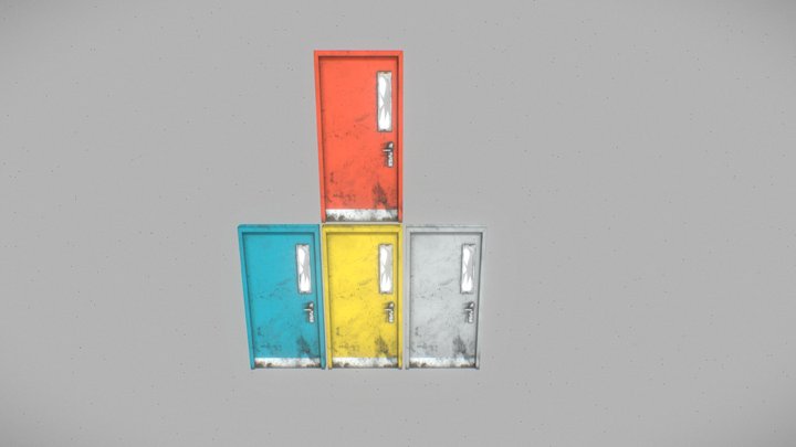 Poppy Playtime Chapter3 Doors Pack1 3D Model