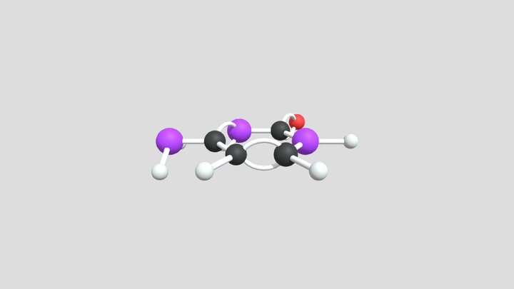 Cytosine 3D Model