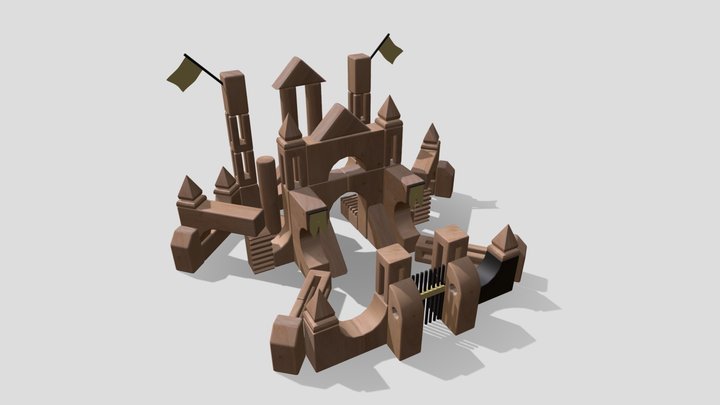 CGT116-A7-audrey_weiss_castle 3D Model