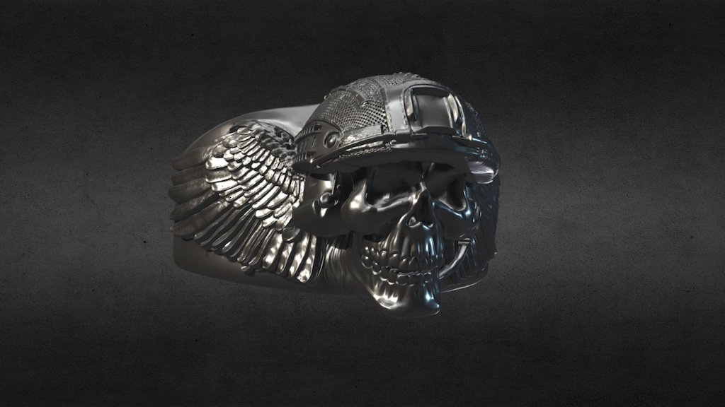 Helmet US Skull