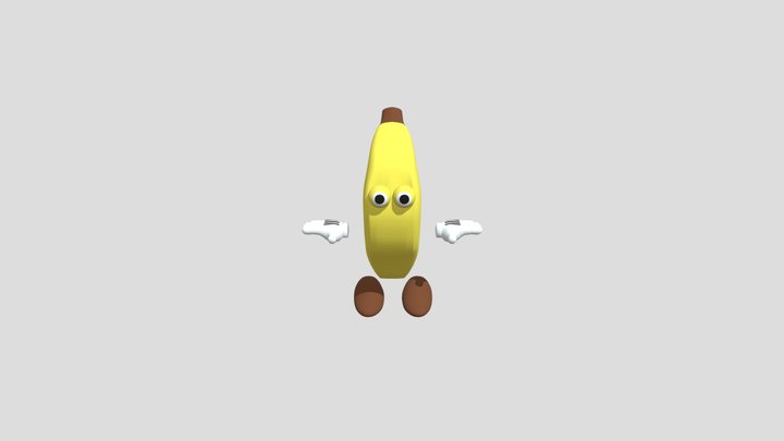 My Banana Character 3D Model