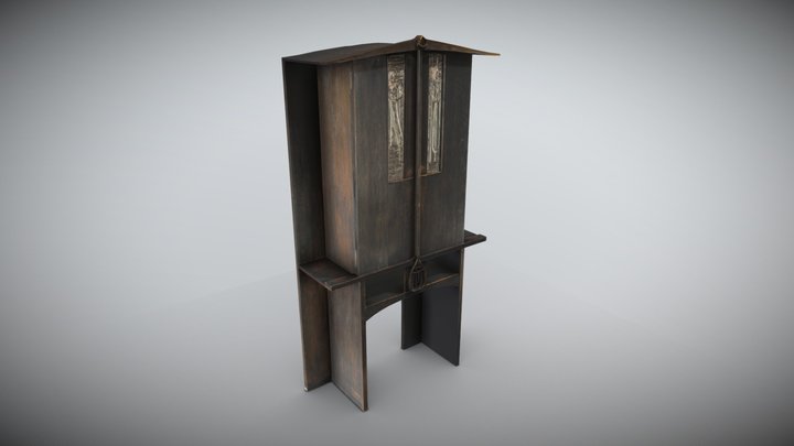 Smoker's Cabinet for CRM - MC/F/042 3D Model