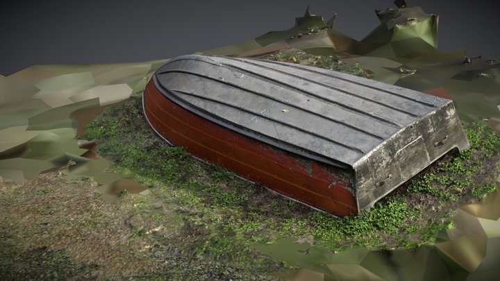 Lake Boat 3D Model
