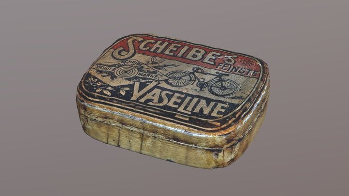 Vaseline old vintage  360scan 3D Model