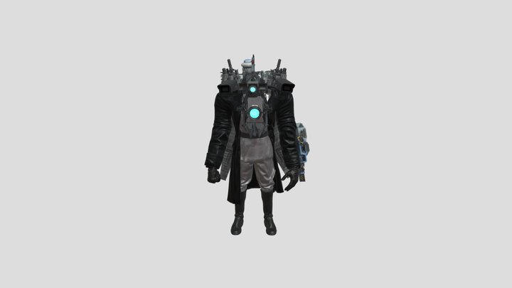 Upgraded Titan Cameraman 3D Model