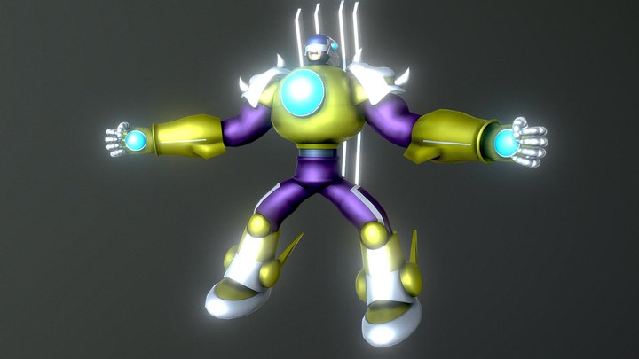 Elemental Hero Thunder Giant (Yugioh) 3D Model