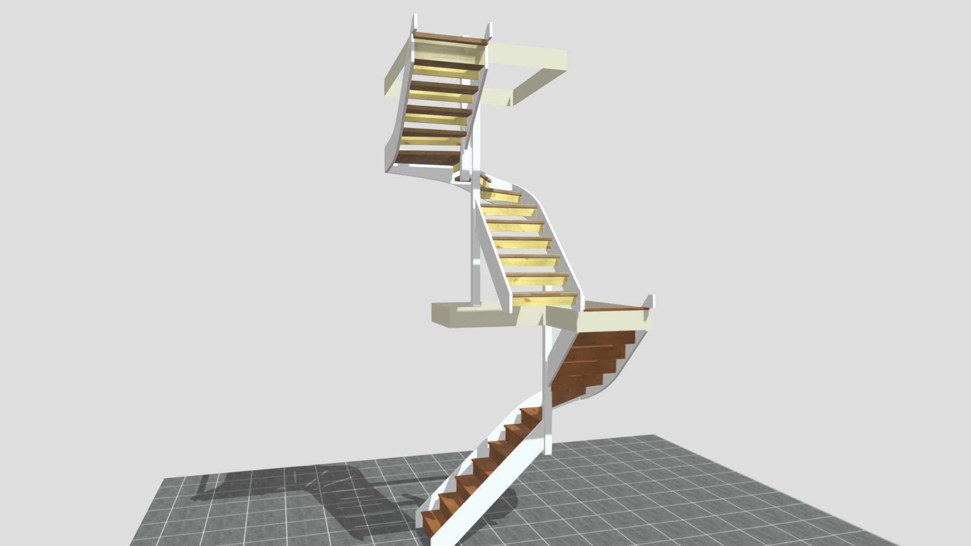 Gabriel_open risers - Download Free 3D model by JDJoineryLtd ...