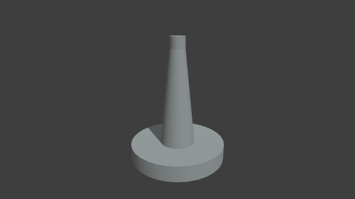 PiedTable 3D Model