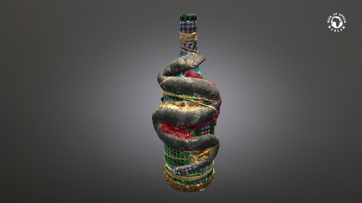 Haiti Vodou bottle. 3D Model