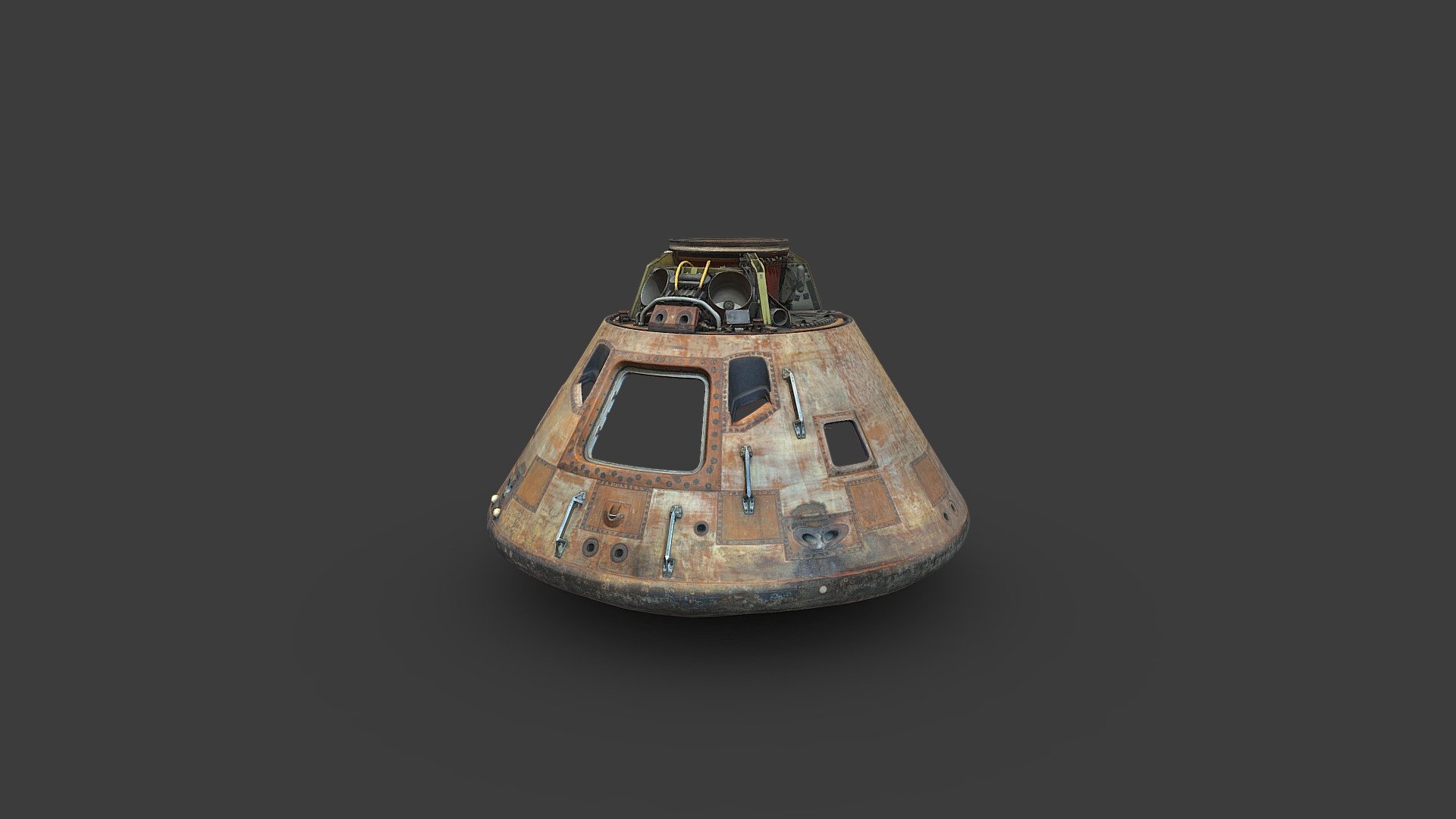 Apollo 11 Command Module Exterior Download Free 3D model by The
