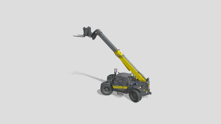 Telehandler (Telescopic Forklift) 3D Model