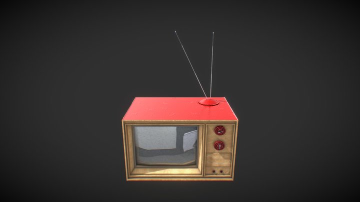TV Vintage 3D Model