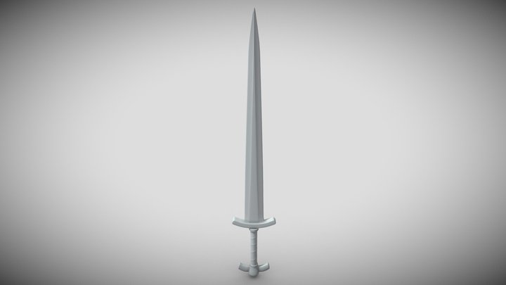 [Skyrim] Iron Sword Concept - Daniel Curley 3D Model