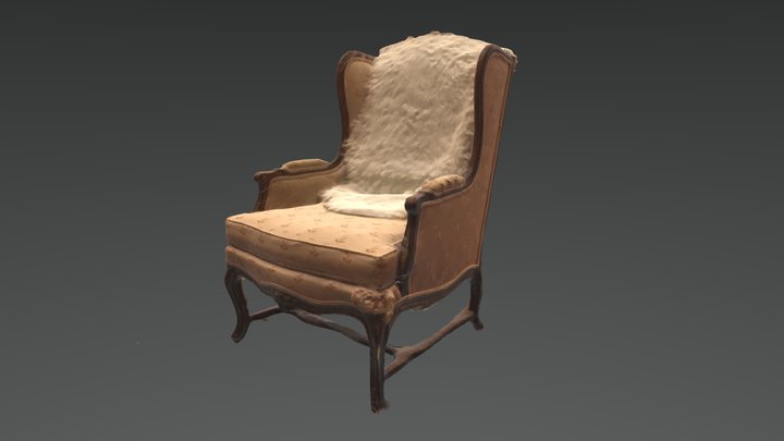 Antique chair 3D Model