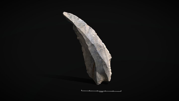 Faucille néolithique 3D Model